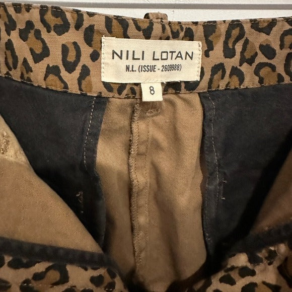 Leopard Print Mini Skirt - 8‎