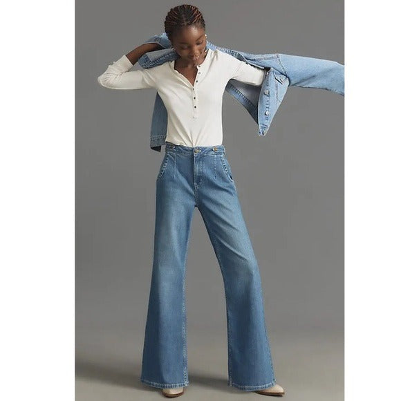 Pilcro Tower Flare Jeans