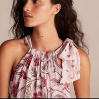 Zadie Bow Top in Lilac