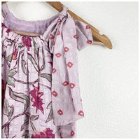 Zadie Bow Top in Lilac