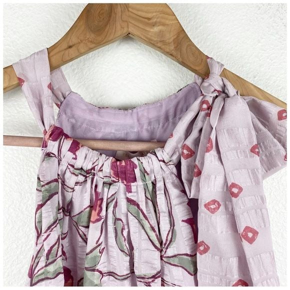 Zadie Bow Top in Lilac