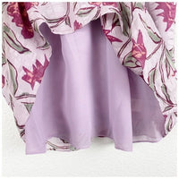 Zadie Bow Top in Lilac