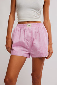 Day to Day Striped Boxers in Pink Combo