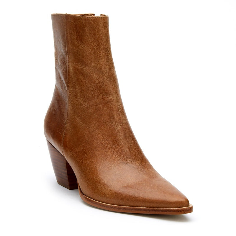 Caty Ankle Boot in Vintage Tan