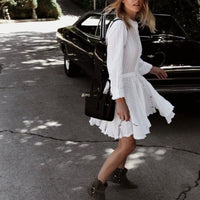 Ranil Dress in White Size Medium