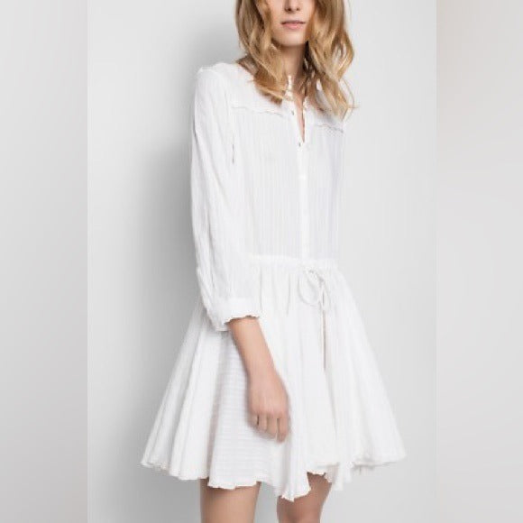 Ranil Dress in White Size Medium