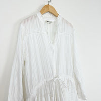 Ranil Dress in White Size Medium