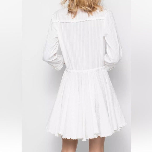 Ranil Dress in White Size Medium