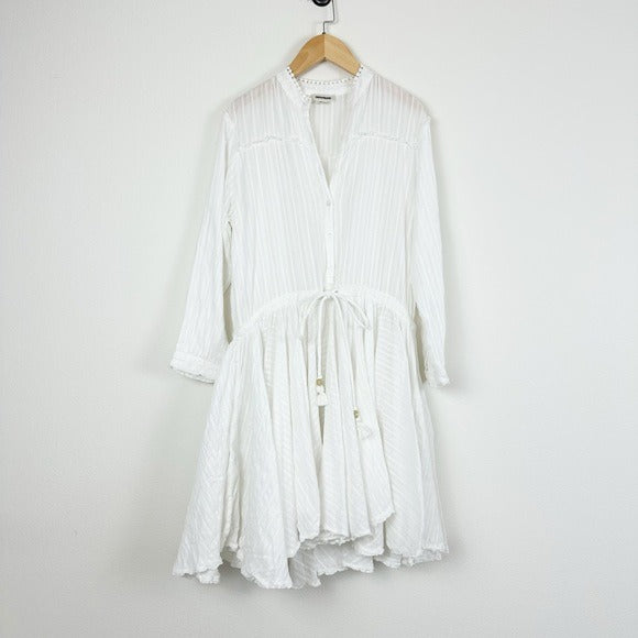 Ranil Dress in White Size Medium