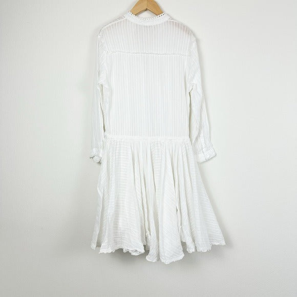 Ranil Dress in White Size Medium