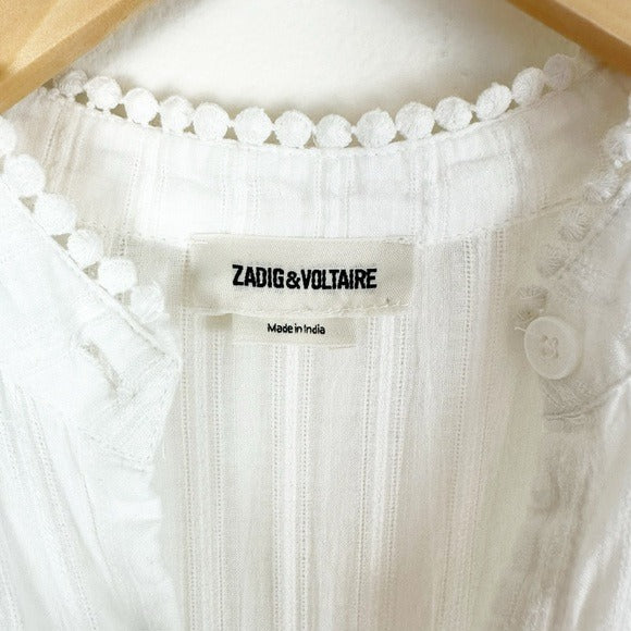 Ranil Dress in White Size Medium