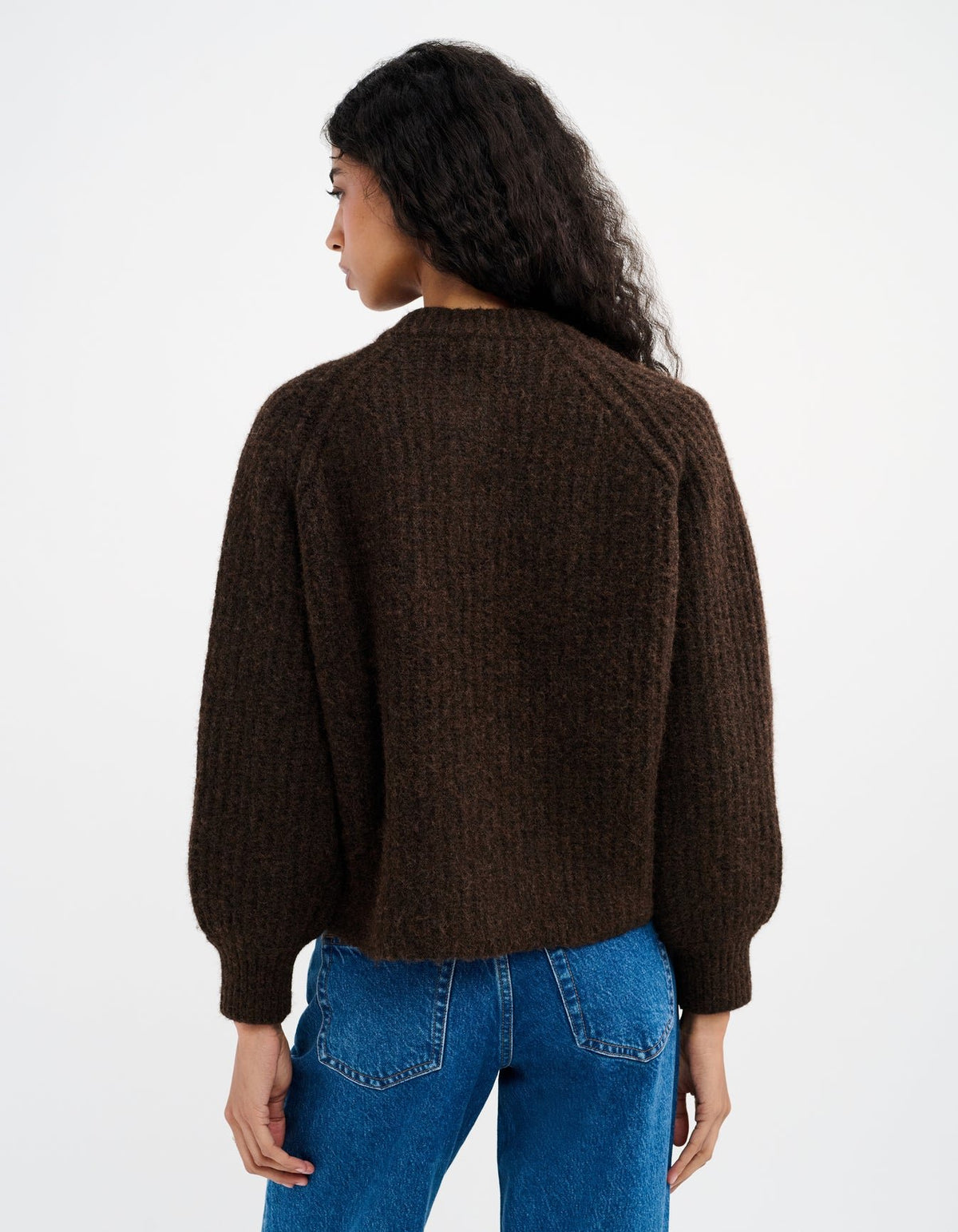 Cabin Cardigan in Espresso Heather