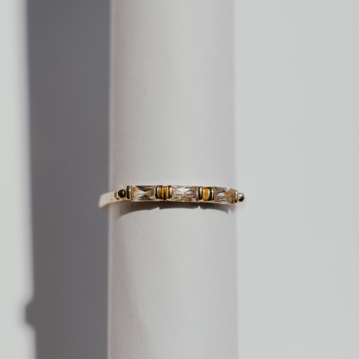 Baguette Trio Ring