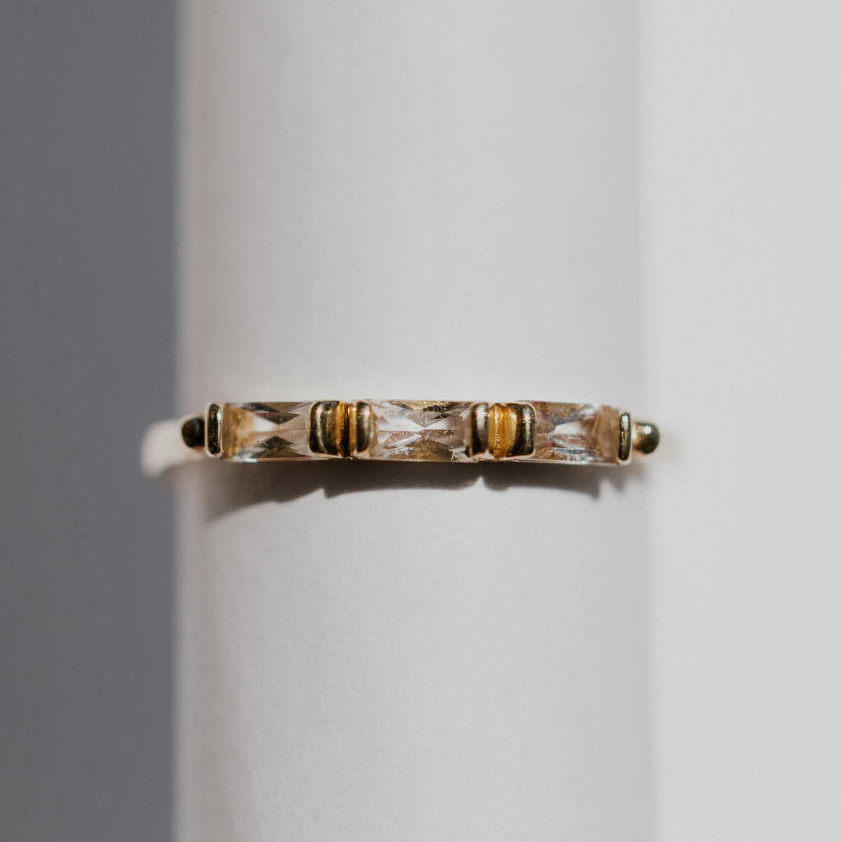 Baguette Trio Ring