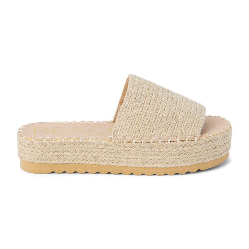 Del Mar Platform Sandal in Natural