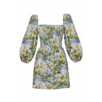 Greyson Floral Print Linen Mini Dress - Small