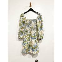Greyson Floral Print Linen Mini Dress - Small