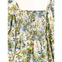 Greyson Floral Print Linen Mini Dress - Small