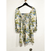 Greyson Floral Print Linen Mini Dress - Small