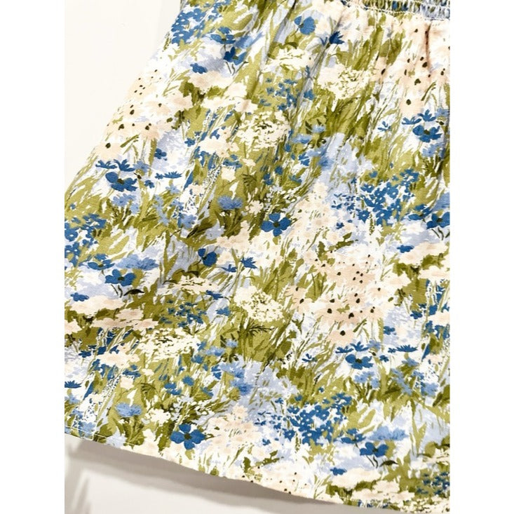 Greyson Floral Print Linen Mini Dress - Small