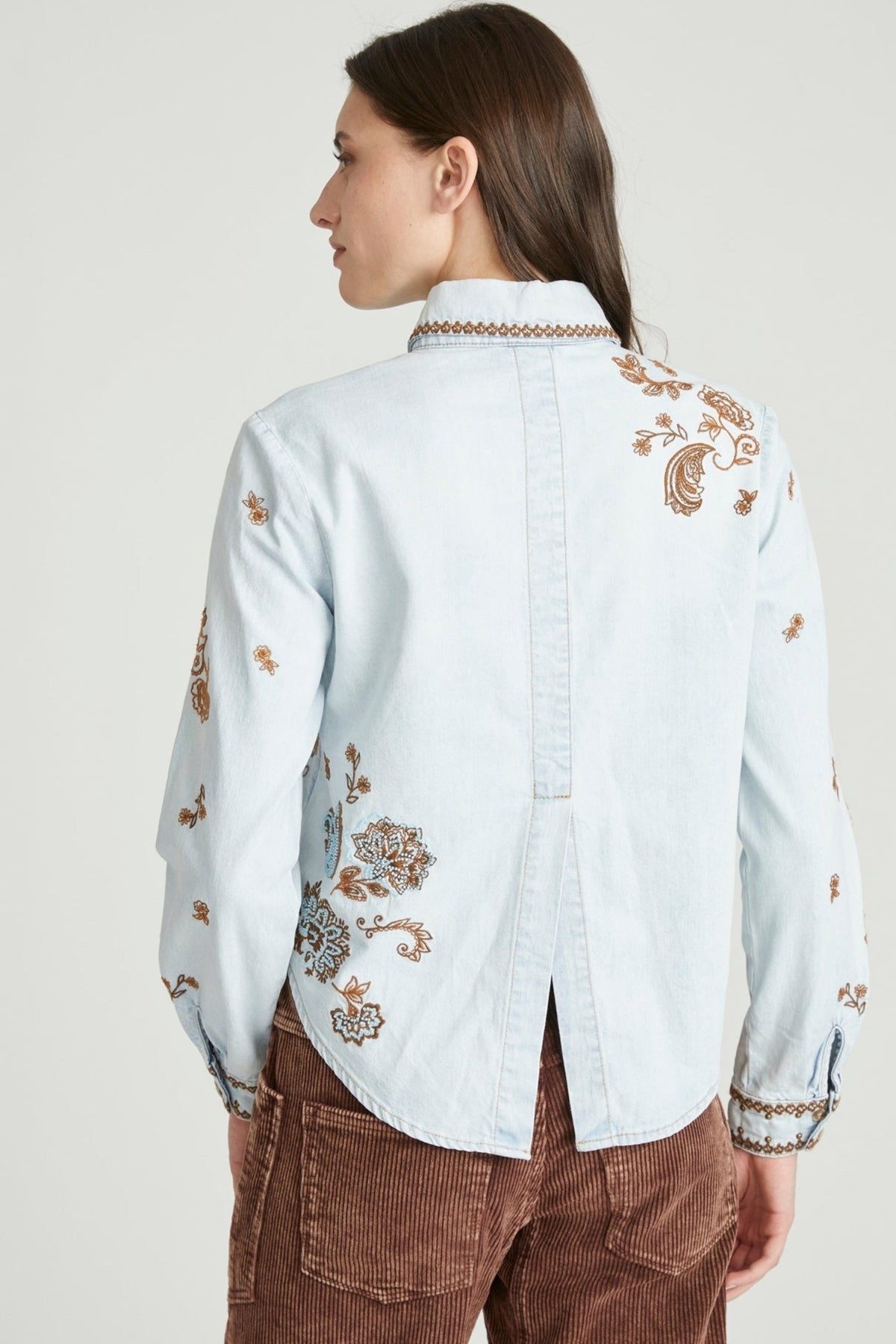 Lexi Shirt in Paisley Petal