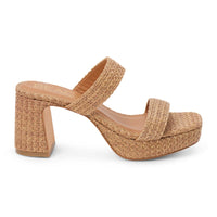 Echo Platform Sandal in Cognac