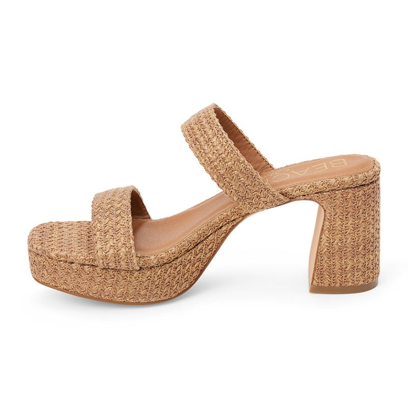 Echo Platform Sandal in Cognac