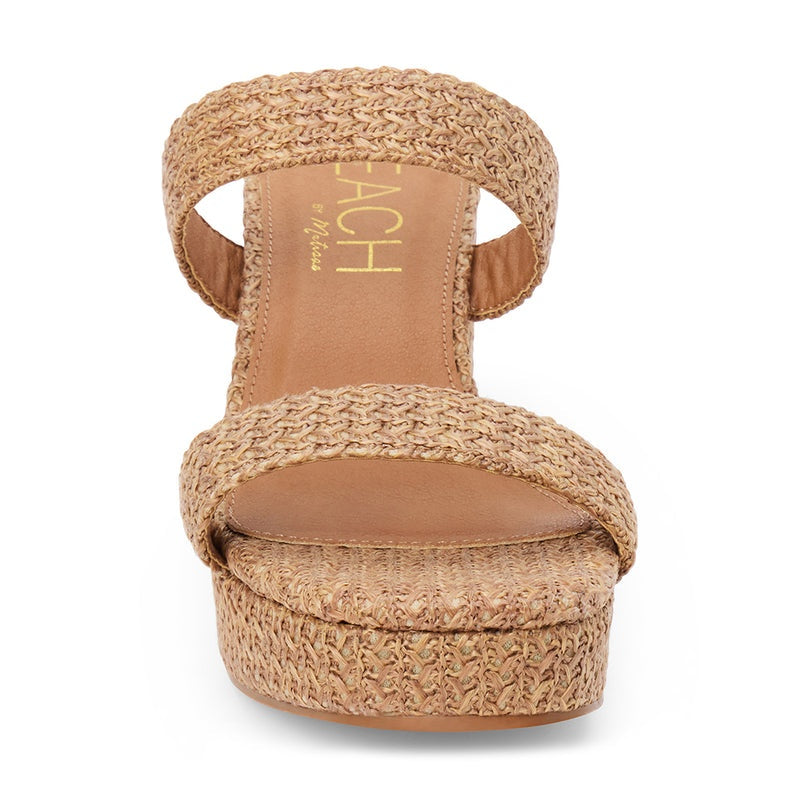 Echo Platform Sandal in Cognac