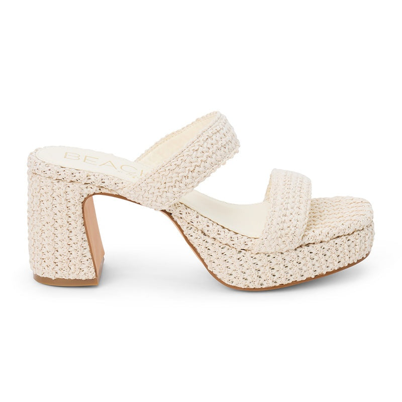 Echo Platform Sandal in Natural
