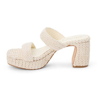 Echo Platform Sandal in Natural