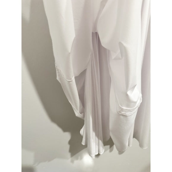 Emmelina White Cotton Corset Sundress - Medium