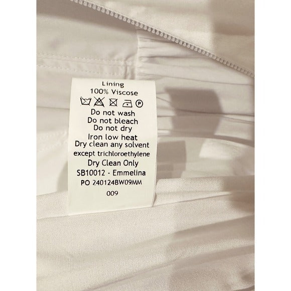 Emmelina White Cotton Corset Sundress - Medium