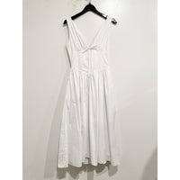 Emmelina White Cotton Corset Sundress - Medium