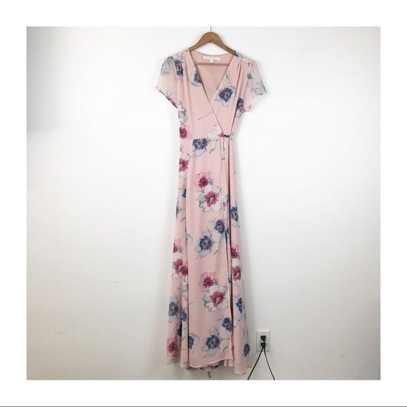 Floral Calypso Bridesmaid Maxi Dress Size Medium