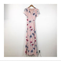 Floral Calypso Bridesmaid Maxi Dress Size Medium