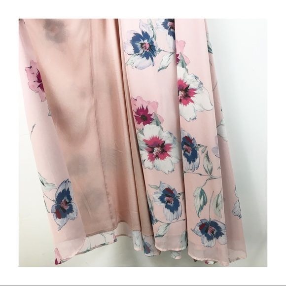 Floral Calypso Bridesmaid Maxi Dress Size Medium