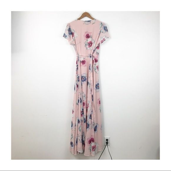 Floral Calypso Bridesmaid Maxi Dress Size Medium