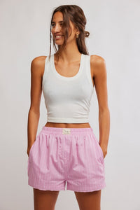 Day to Day Striped Boxers in Pink Combo