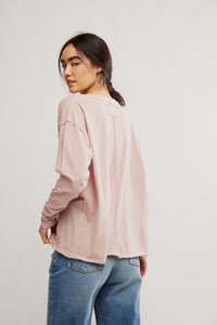 We The Free Nina Long-Sleeve Tee in Cashmere