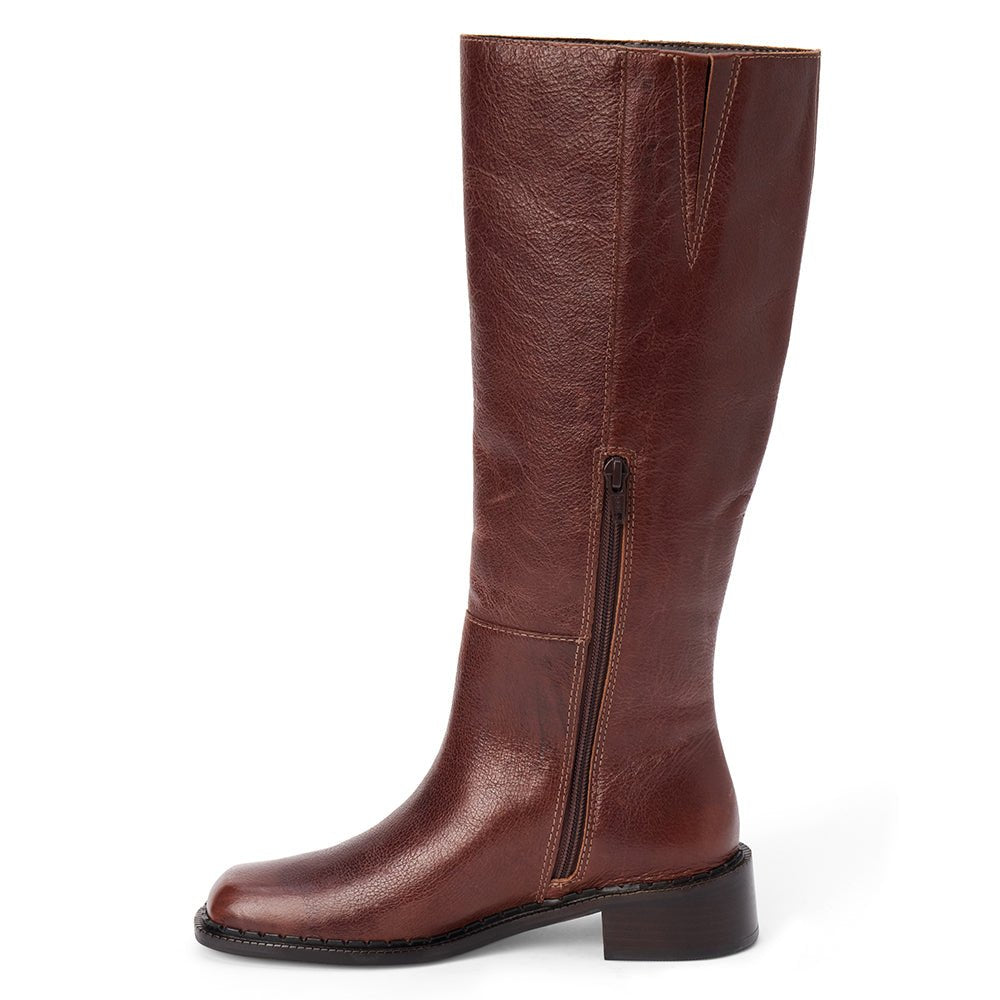 Franklin Knee-High Boot in Brown