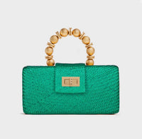 Serena Emerald Green Clutch