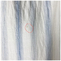 White and Blue Stripe Ruffle Mini Dress Size 2