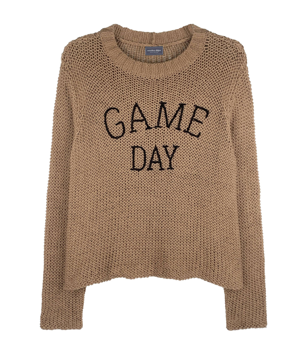 Purl-Knit Game Day Crew Chunky Cotton in Dark Cedar/Black
