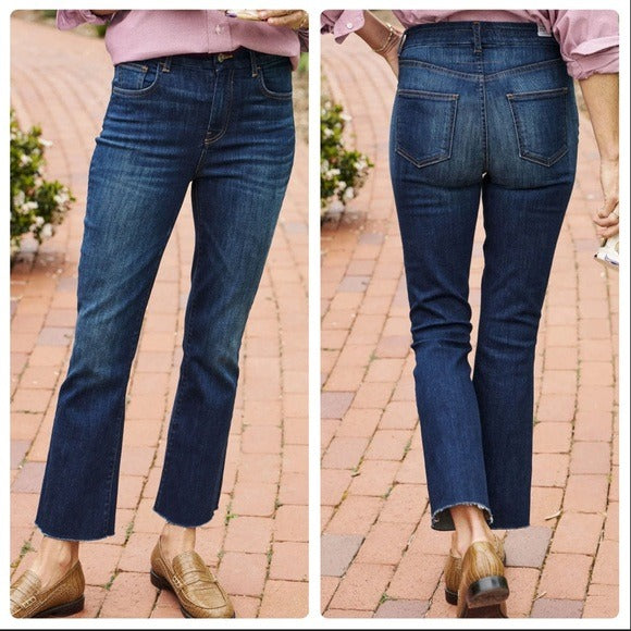 Killian 2003 Wash Crop Flare Jean - Medium Wash