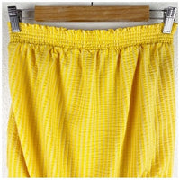 Colusa Strapless Top in Yellow Size Small