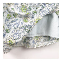 NWT Blue Eyelet Floral Dress Size Small