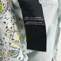 NWT Blue Eyelet Floral Dress Size Small