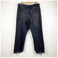 Tapered Baggy Jeans in Onyx Size 32