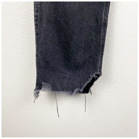 Tapered Baggy Jeans in Onyx Size 32