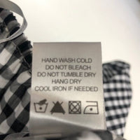 Addison Top Mixed Black Gingham Size Small